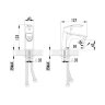 Смеситель для раковины Lemark Plus Strike LM1106C