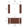 Акватон - модель БРУК 120 (20+80+20), Дуб Латте Акватон - модель БРУК 120 (20+80+20), Дуб Латте
