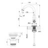 Смеситель для раковины Lemark Spark LM6707RG Смеситель для раковины Lemark Spark LM6707RG